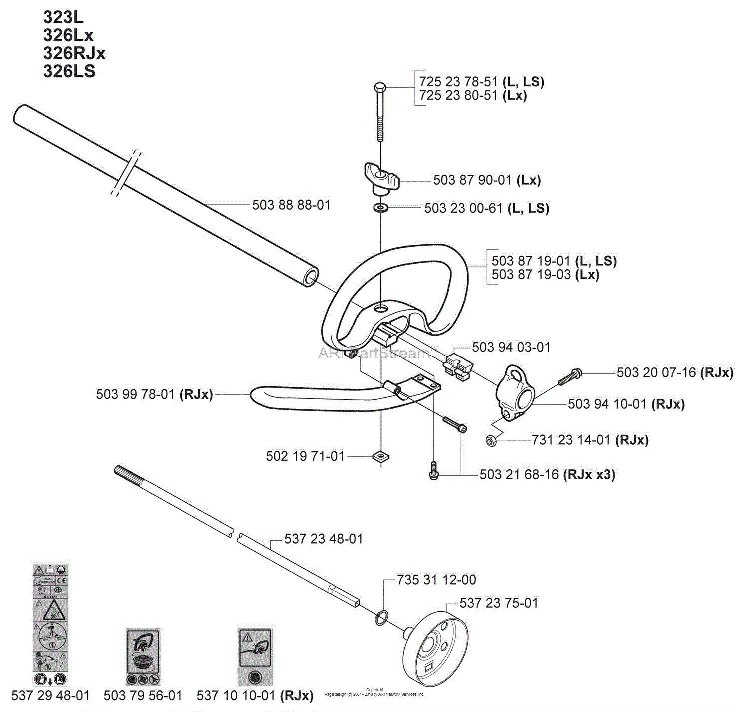 husqvarna 128ld parts diagram