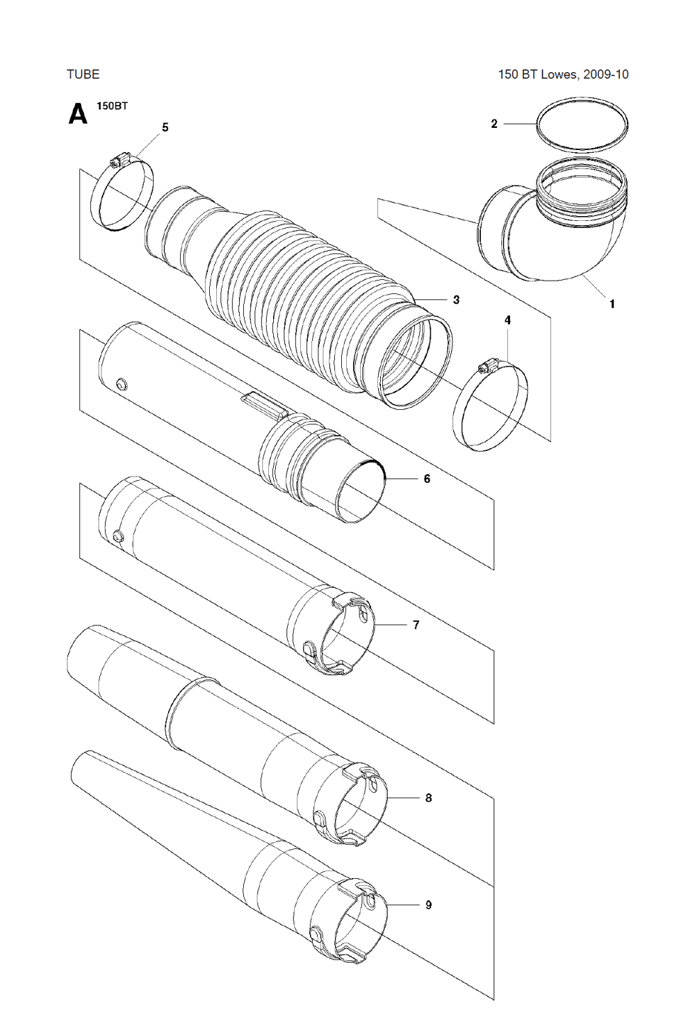 husqvarna 150bt parts diagram