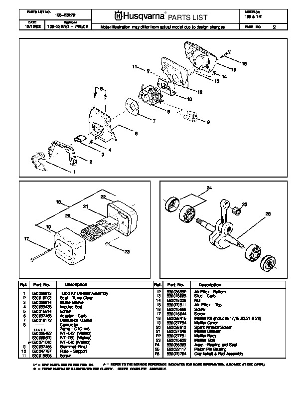 husqvarna 266 xp parts diagram