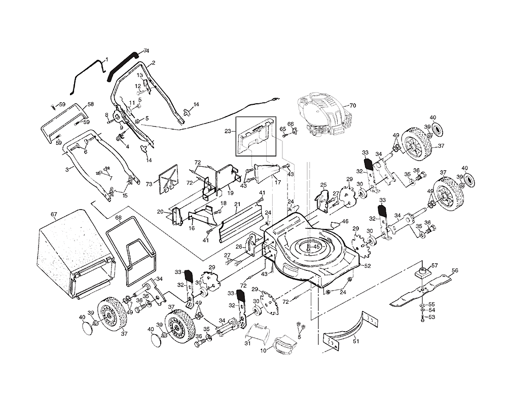 husqvarna 450 rancher parts diagram