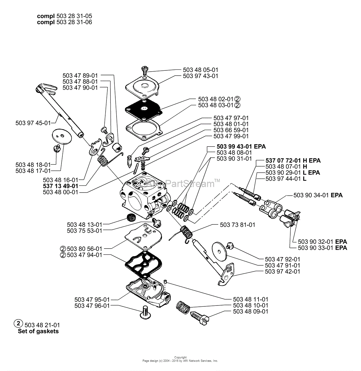 husqvarna chainsaw carburetor adjustment diagram