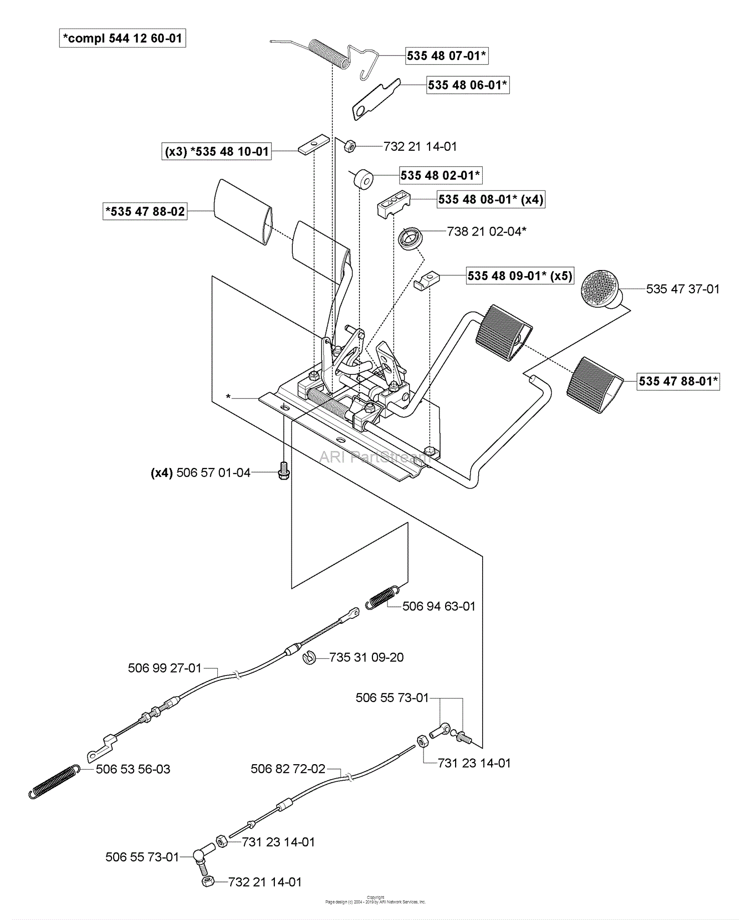 husqvarna forward pedal wiring diagram
