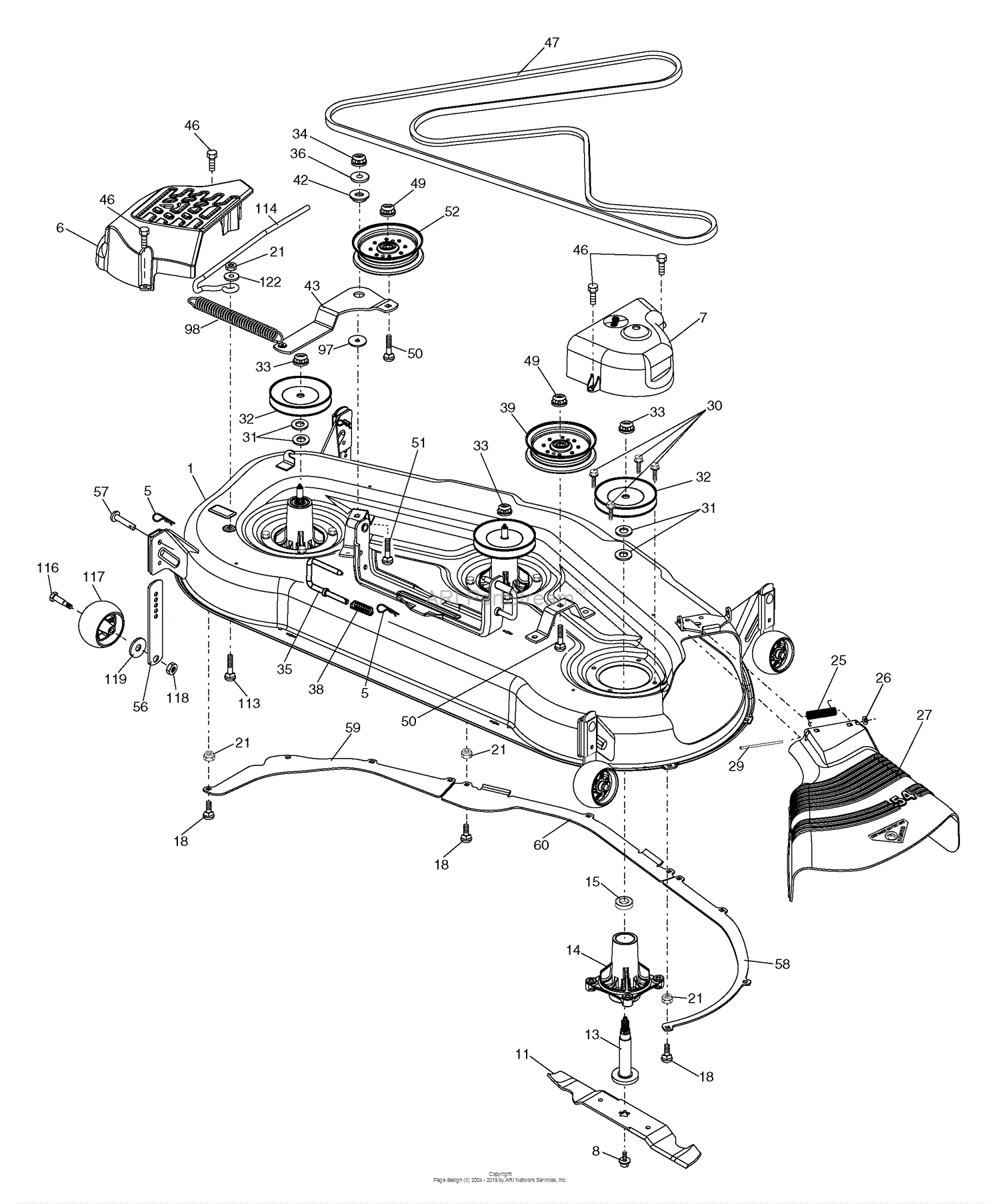 husqvarna gt2254 wiring diagram