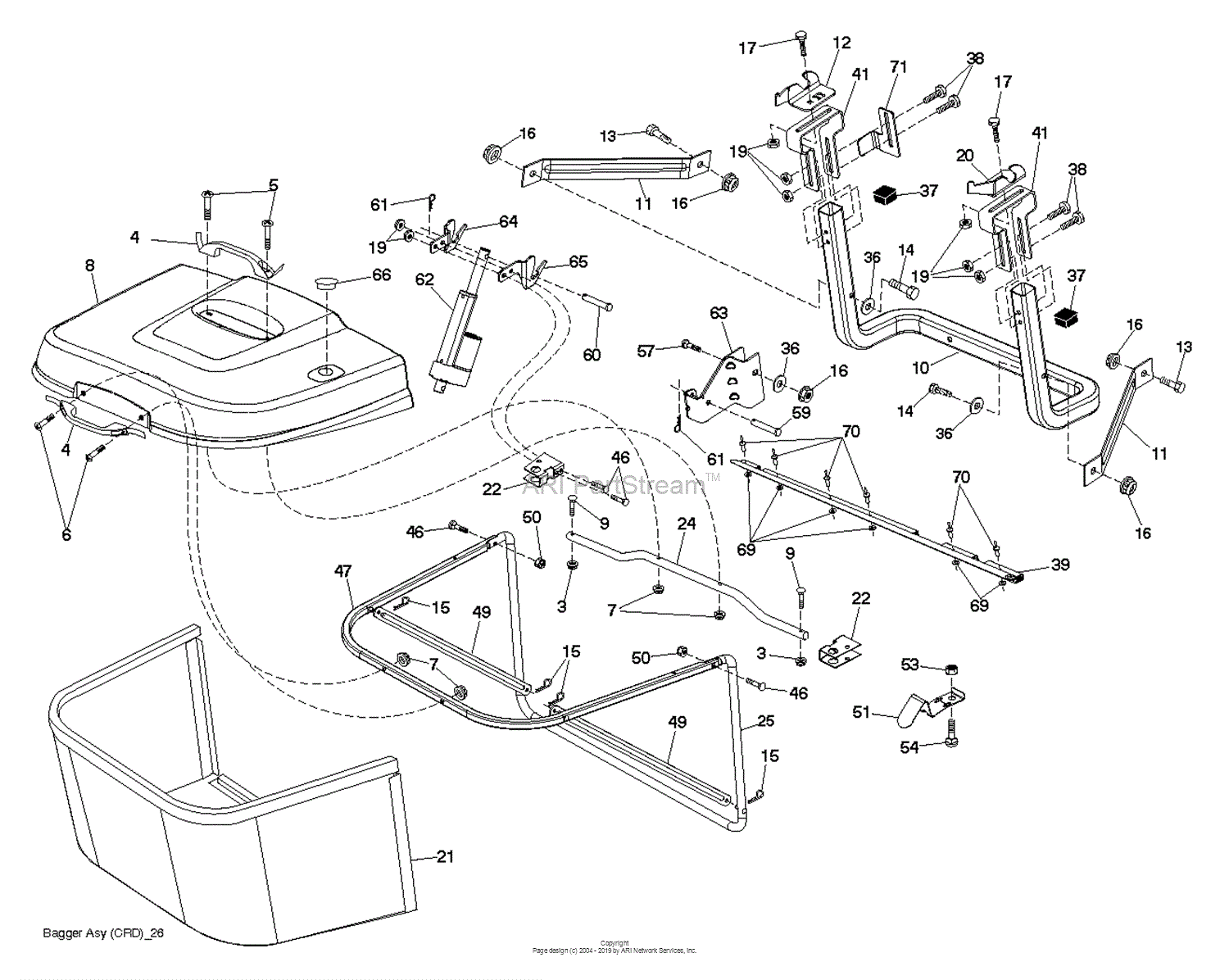 husqvarna rz4623 drive belt diagram