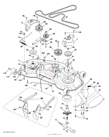 husqvarna yth2448 belt diagram