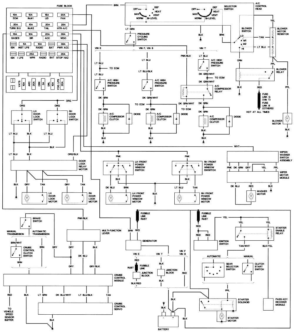 hvac wiring diagram 1986 celebrity wagon