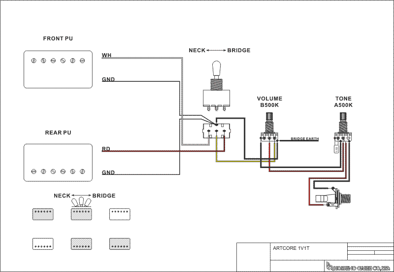 ibanez artcore wiring diagram