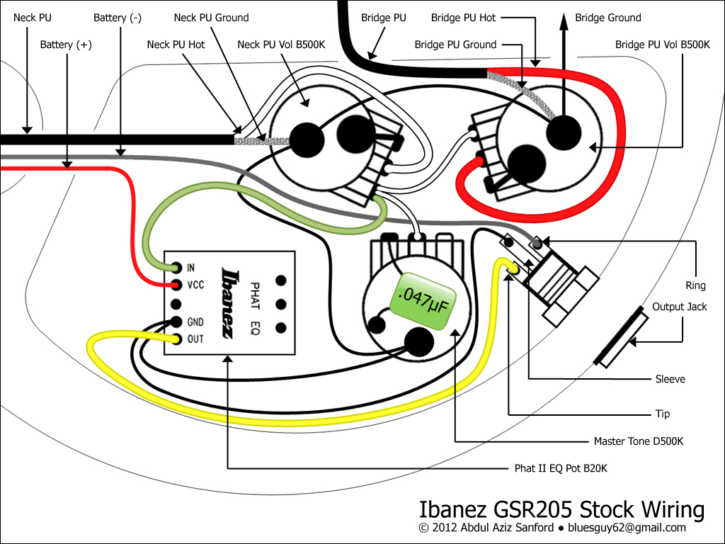 ibanez super 58 wiring codes