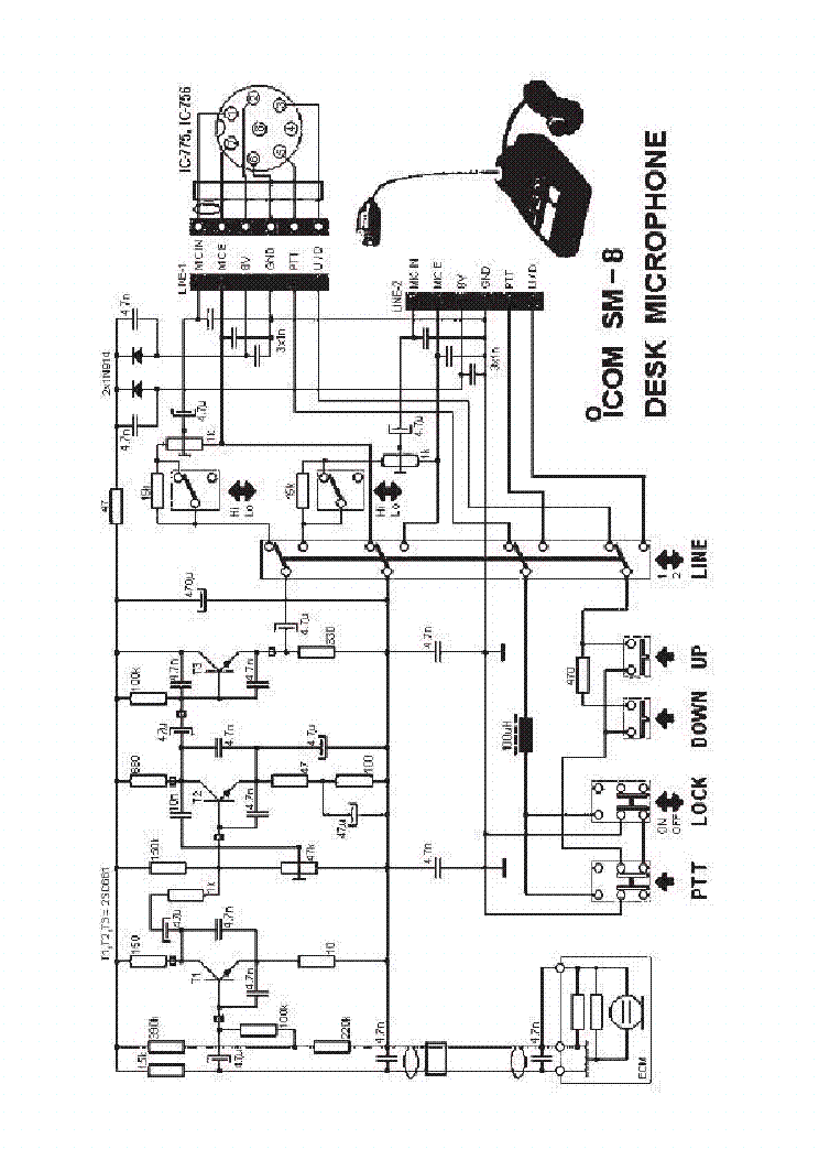 icom ic-m502 wiring diagram
