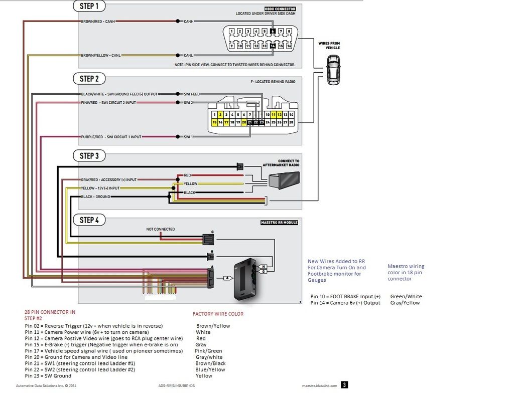 idatalink maestro rr wiring diagram