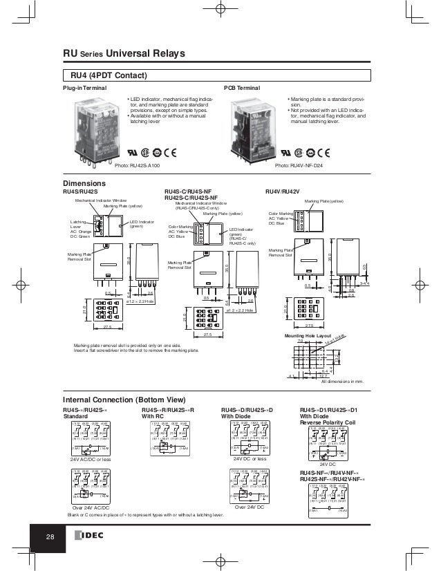 idec relay wiring diagram