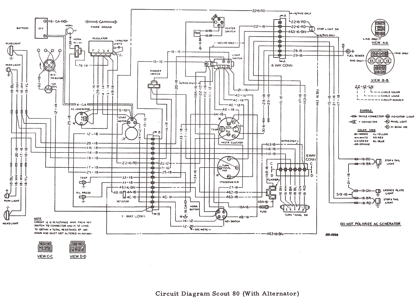 ignition wiring diagram for 1976 international scout