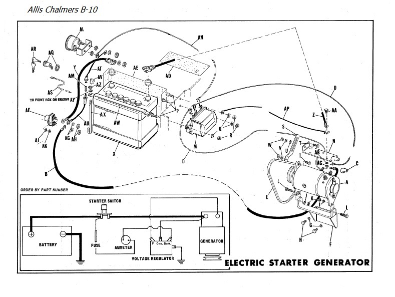ignition wiring diagram for alliis chlamers ca tractor