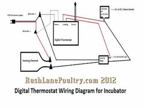 incubator thermostat wiring diagram