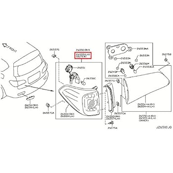 infiniti rear bumper led reflector qx60 wiring diagram