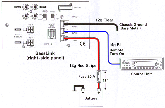 infinity basslink wiring diagram