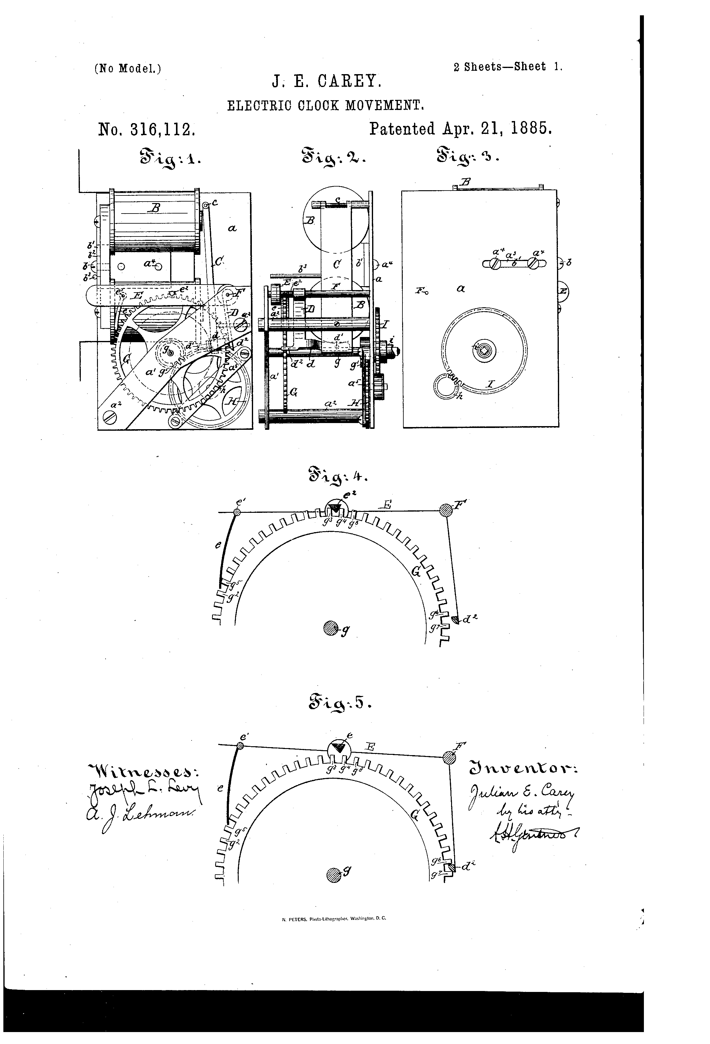 ingraham clock movement diagram