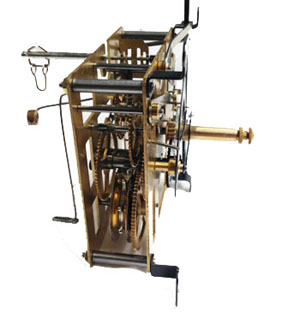 ingraham clock movement diagram