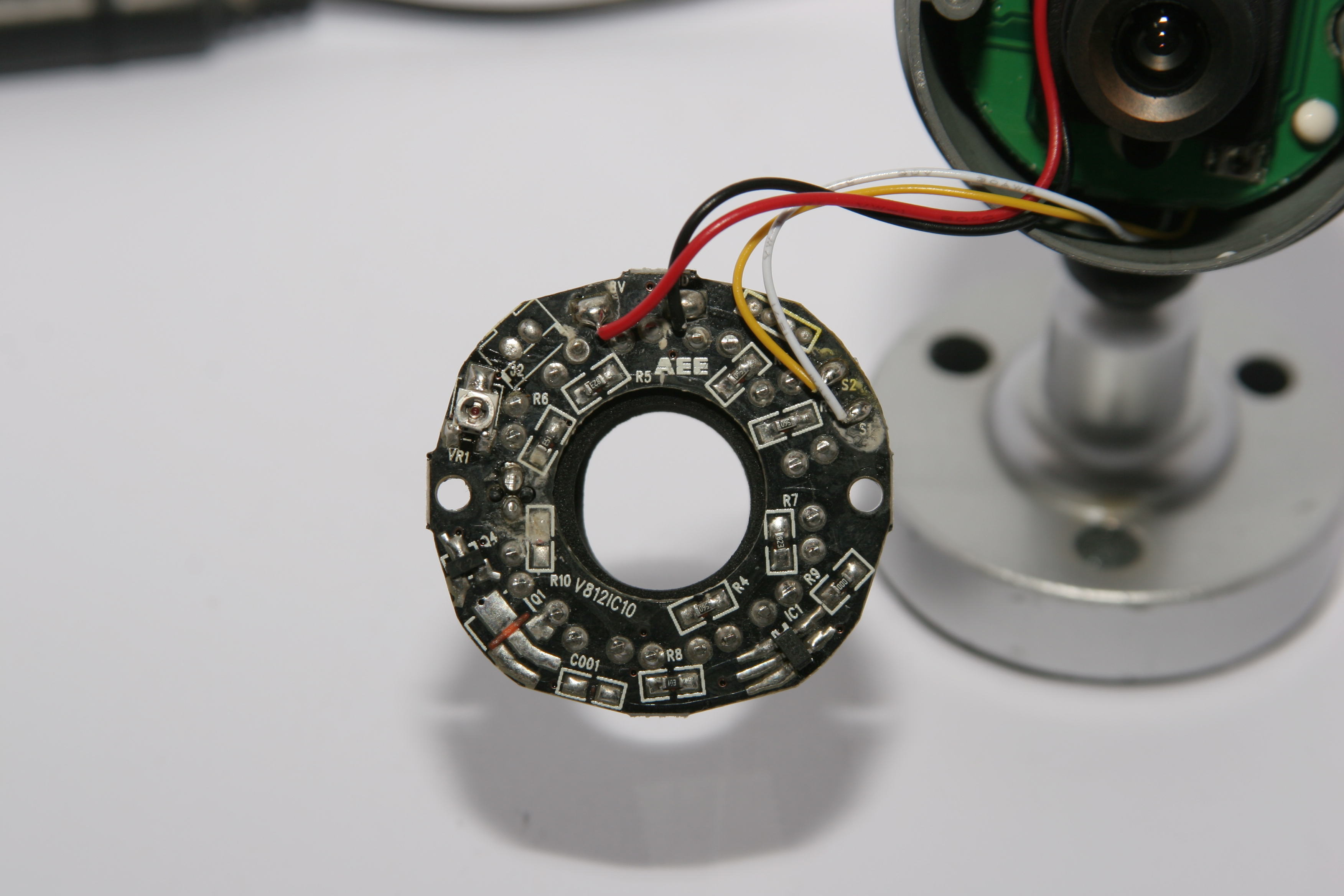 inside incosky ir color cmos camera wiring diagram