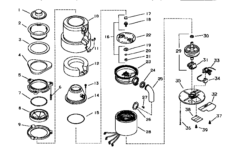 insinkerator badger 5 parts diagram