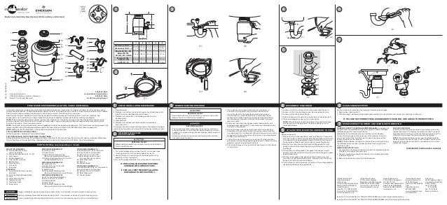 insinkerator evolution parts diagram