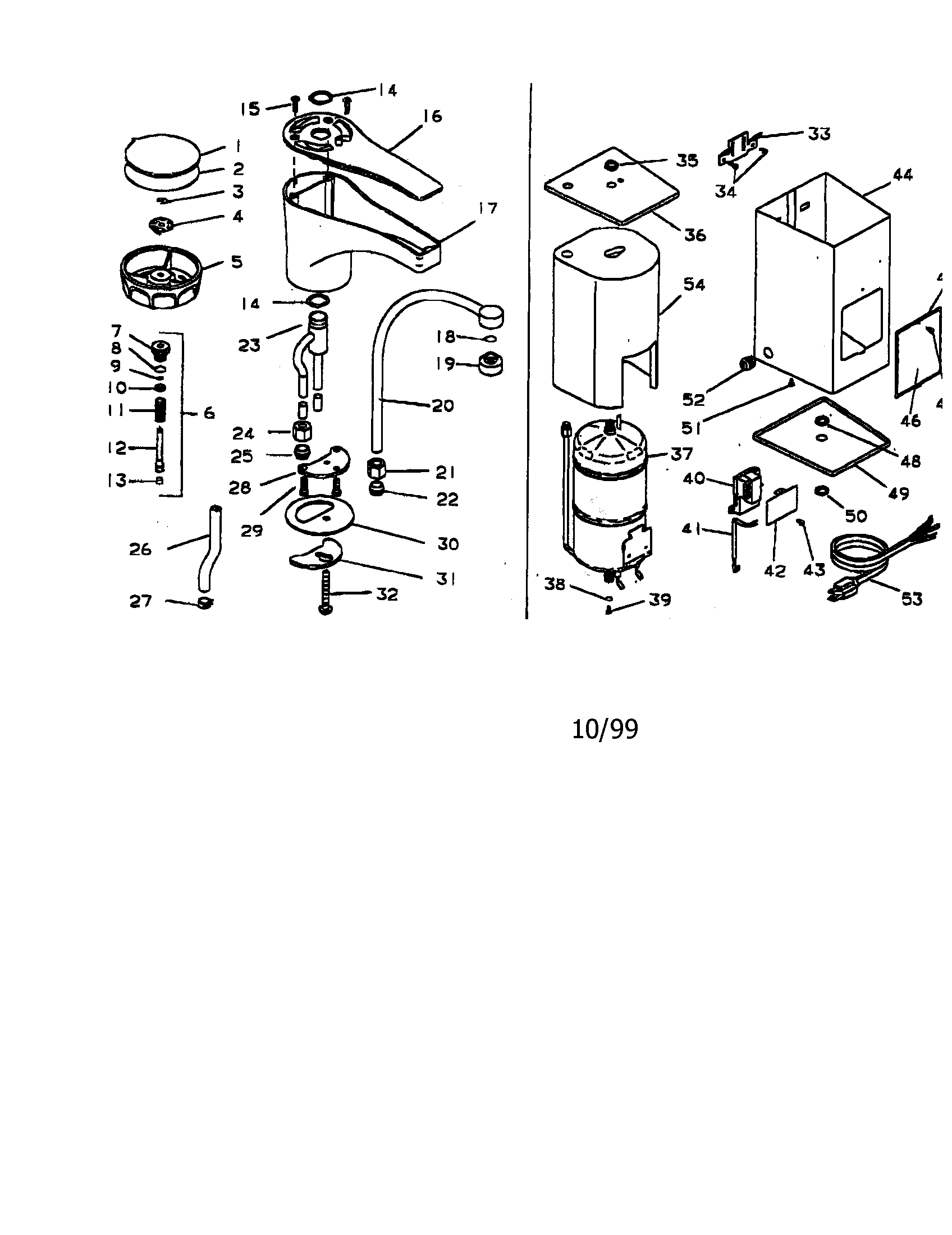 insinkerator parts diagram