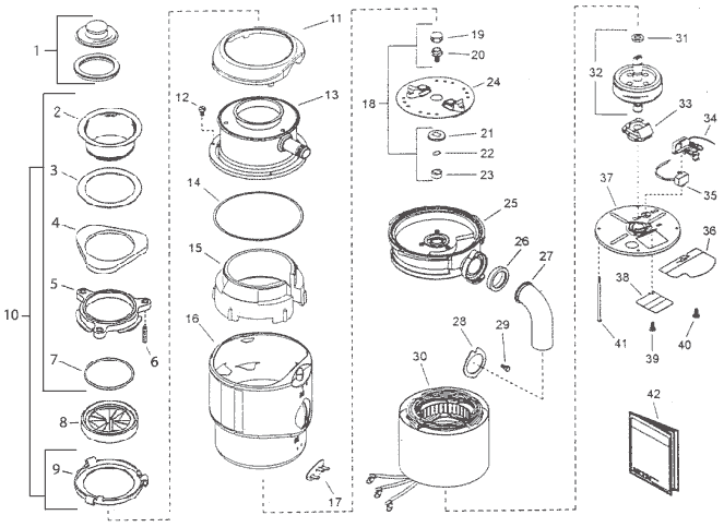 insinkerator parts diagram