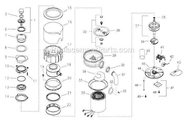 insinkerator parts diagram