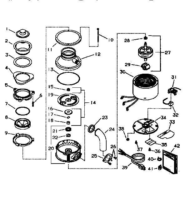 insinkerator parts diagram