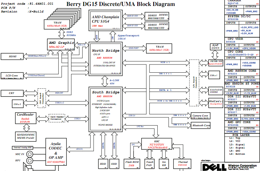 inspiron 530 motherboard diagram