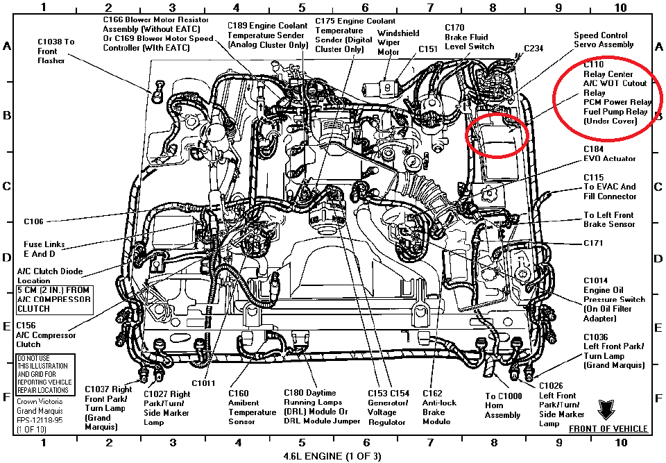 integrated control panel wiring diagram for a 1996 mercury sable ls/ford taurus