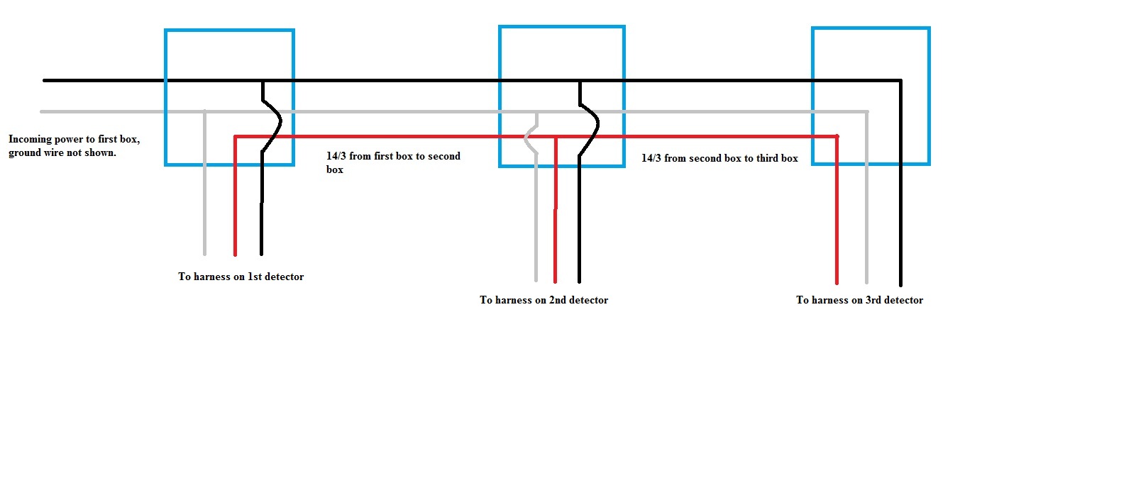 interconnected smoke alarms wiring diagram