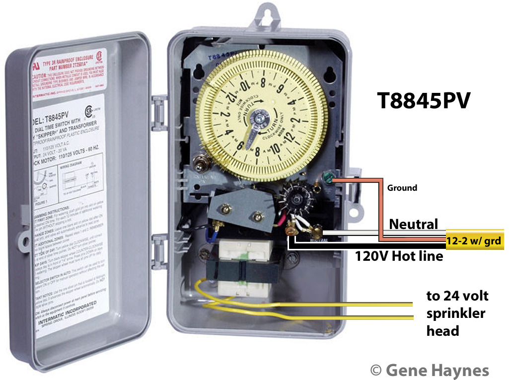intermatic 240v timer wiring diagram