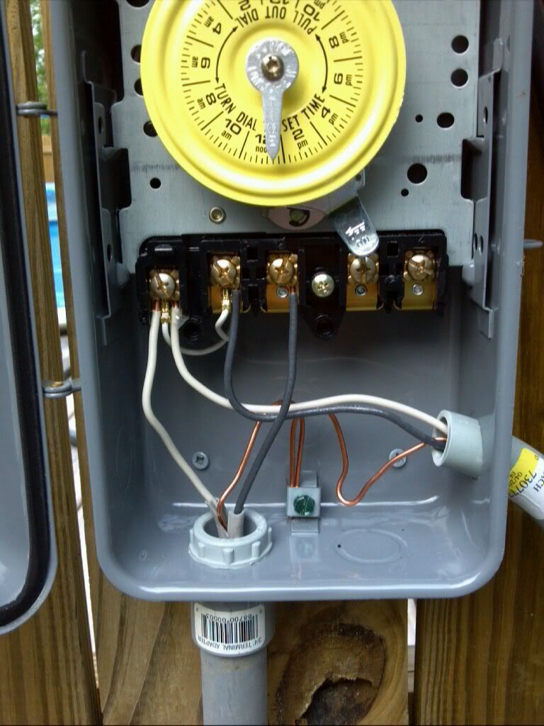intermatic pool timer wiring