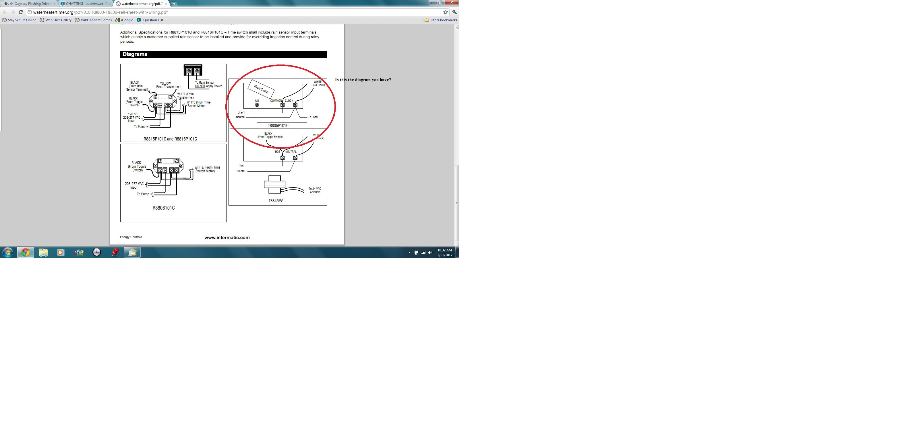 intermatic pool timer wiring