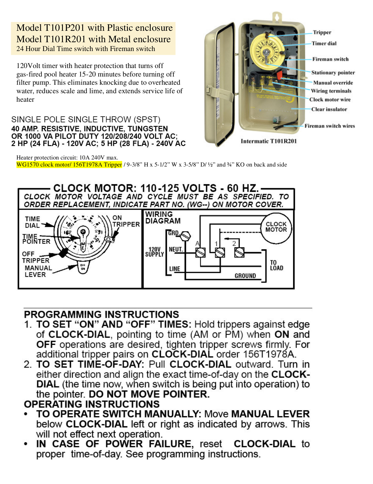 intermatic t 104 wiring diagram