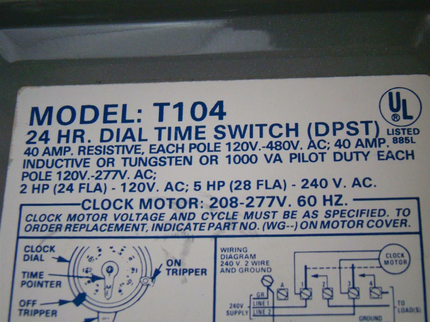 intermatic t 104 wiring diagram