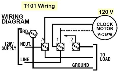 intermatic t101 timer wiring diagram