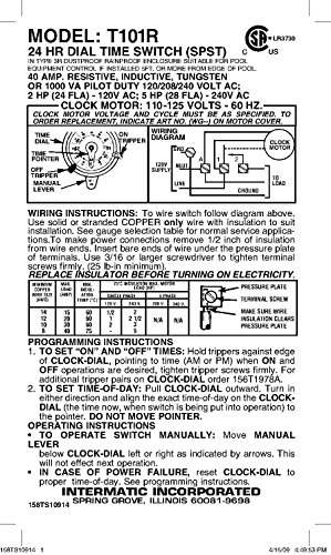 intermatic t101r wiring diagram 120v