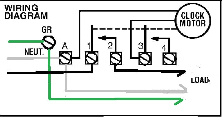 intermatic timer switch wiring diagram