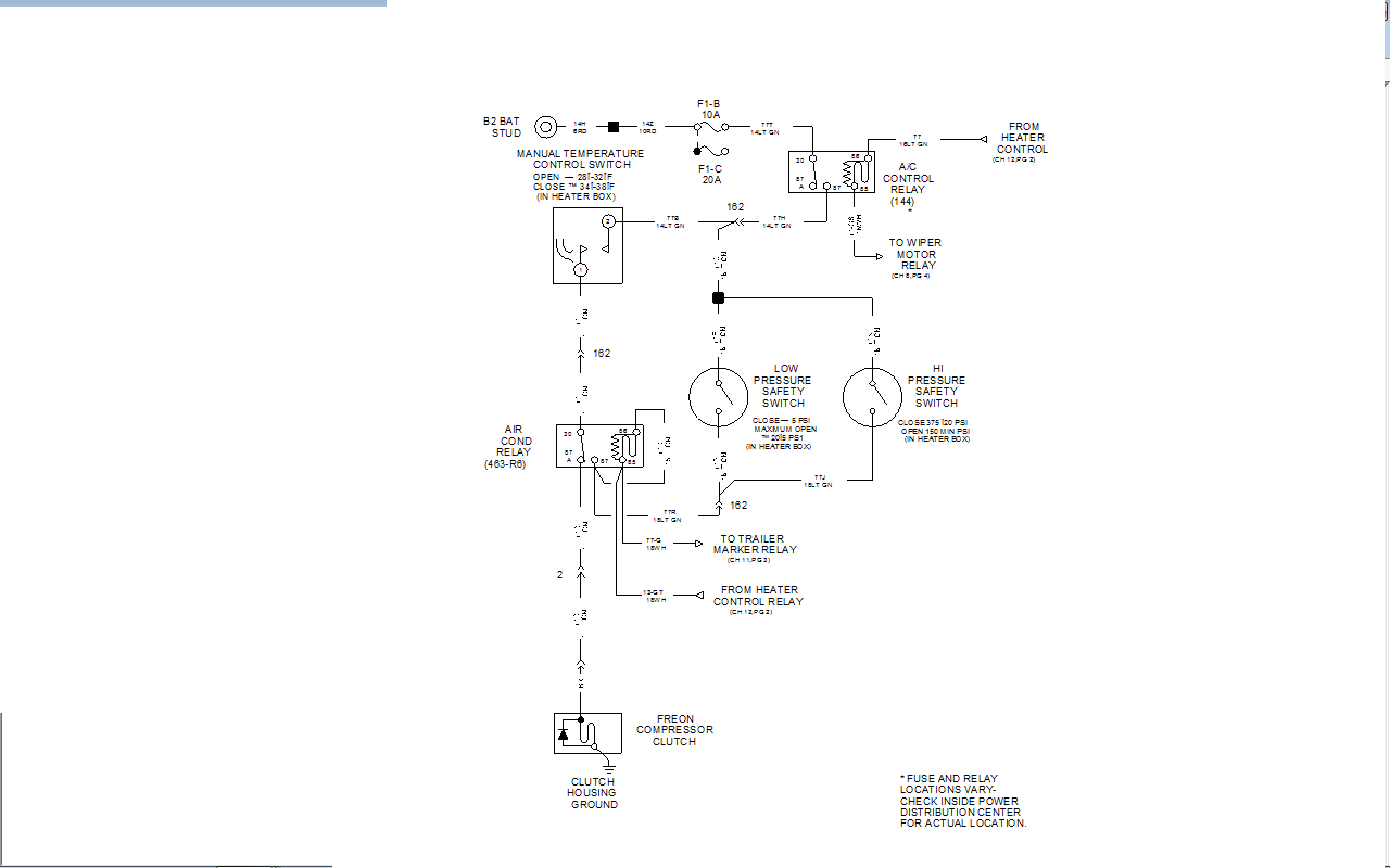 international 9400i fuse panel diagram