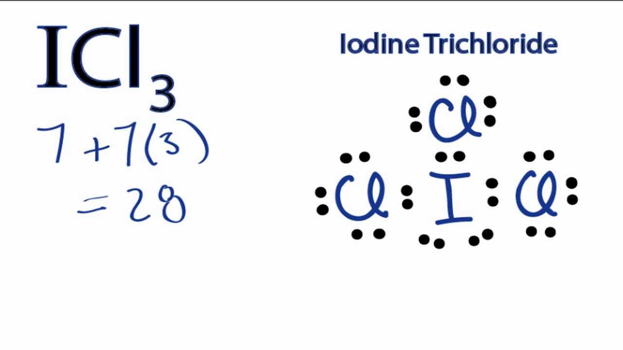 iodine lewis dot diagram