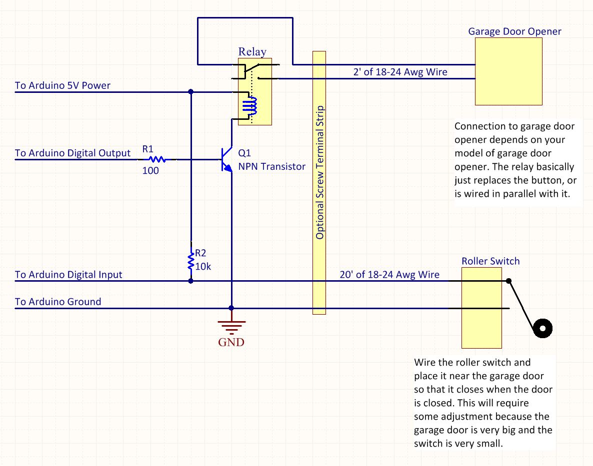 is 900 genie garage door sensor wiring diagram