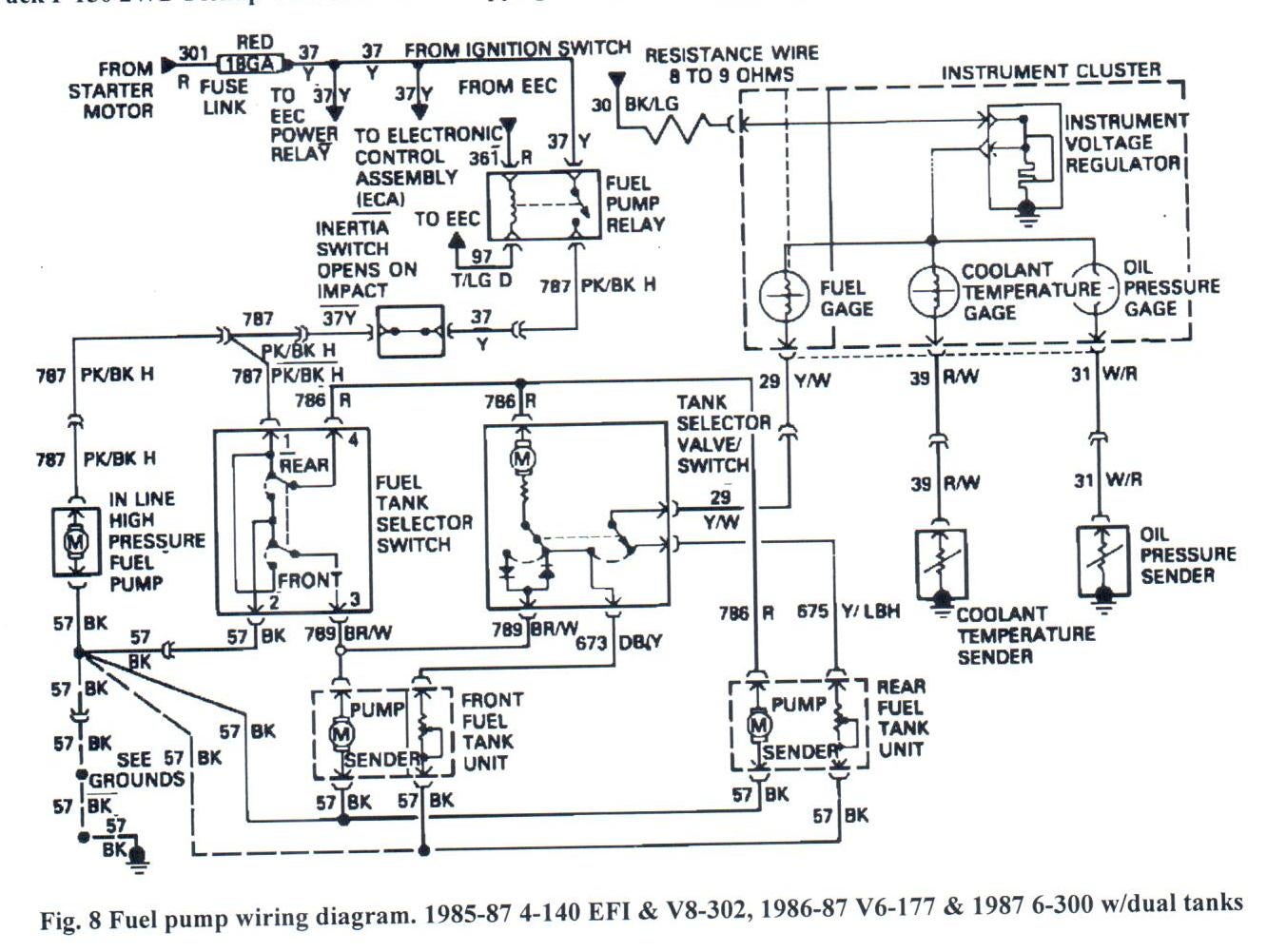 is300 fuel pump wiring diagram at the tank