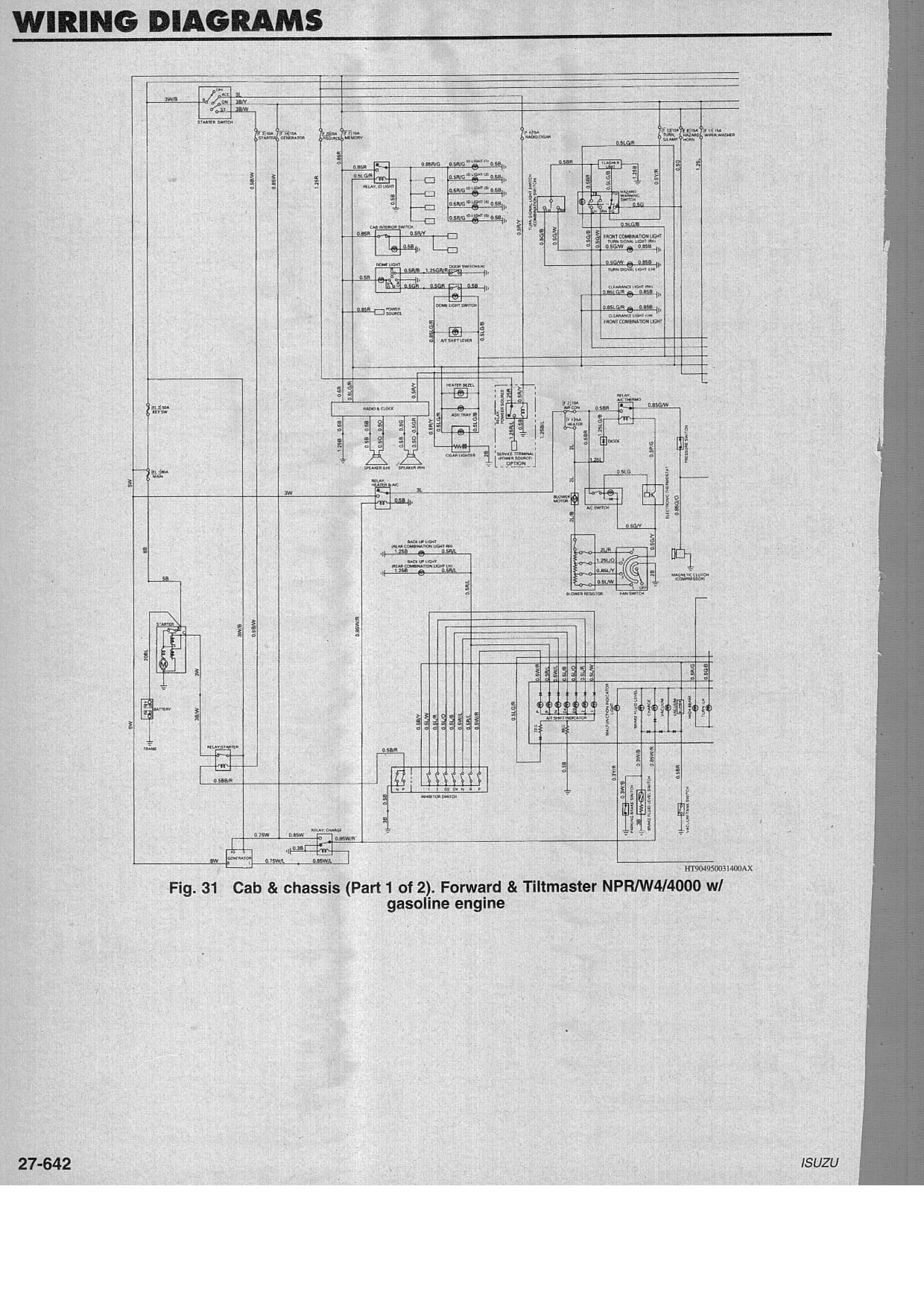 isuzu i290 wiring diagram