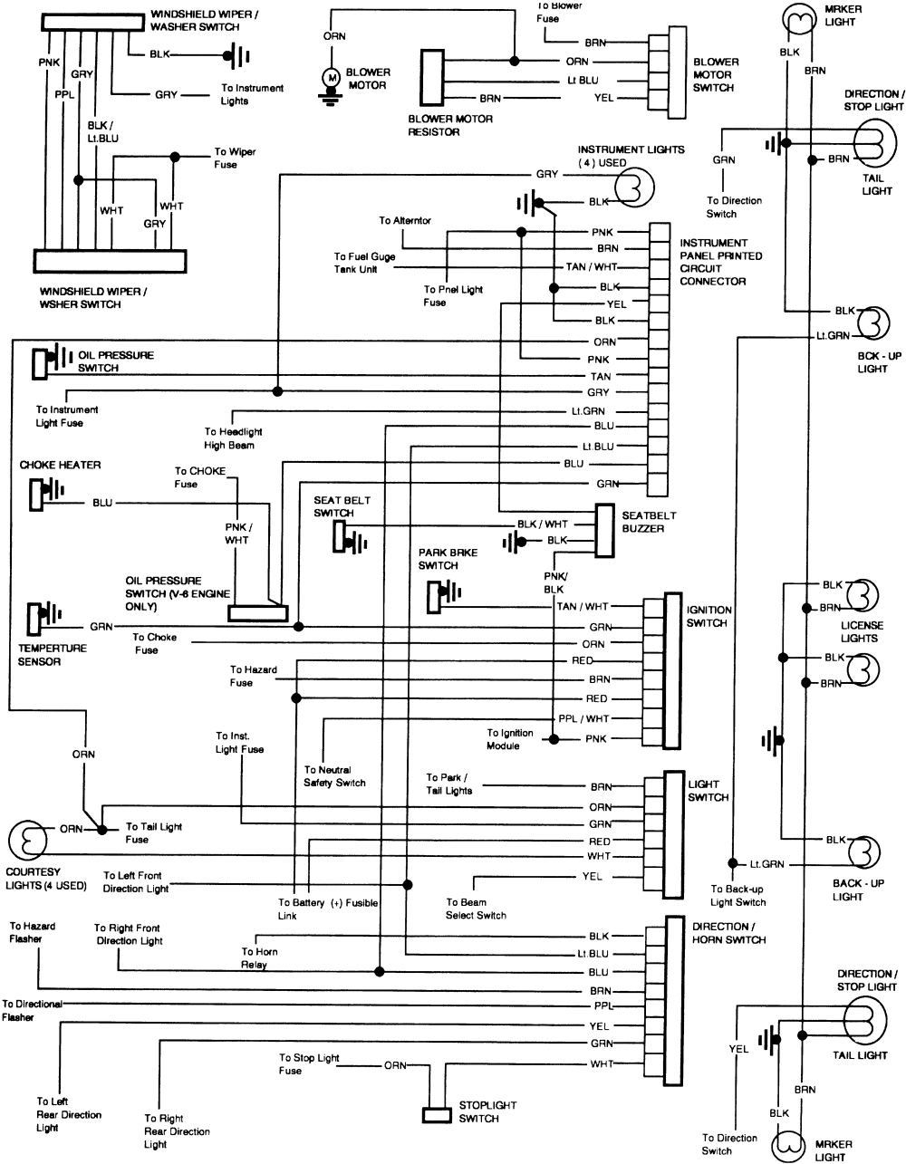 itasca 1984 wiring diagram