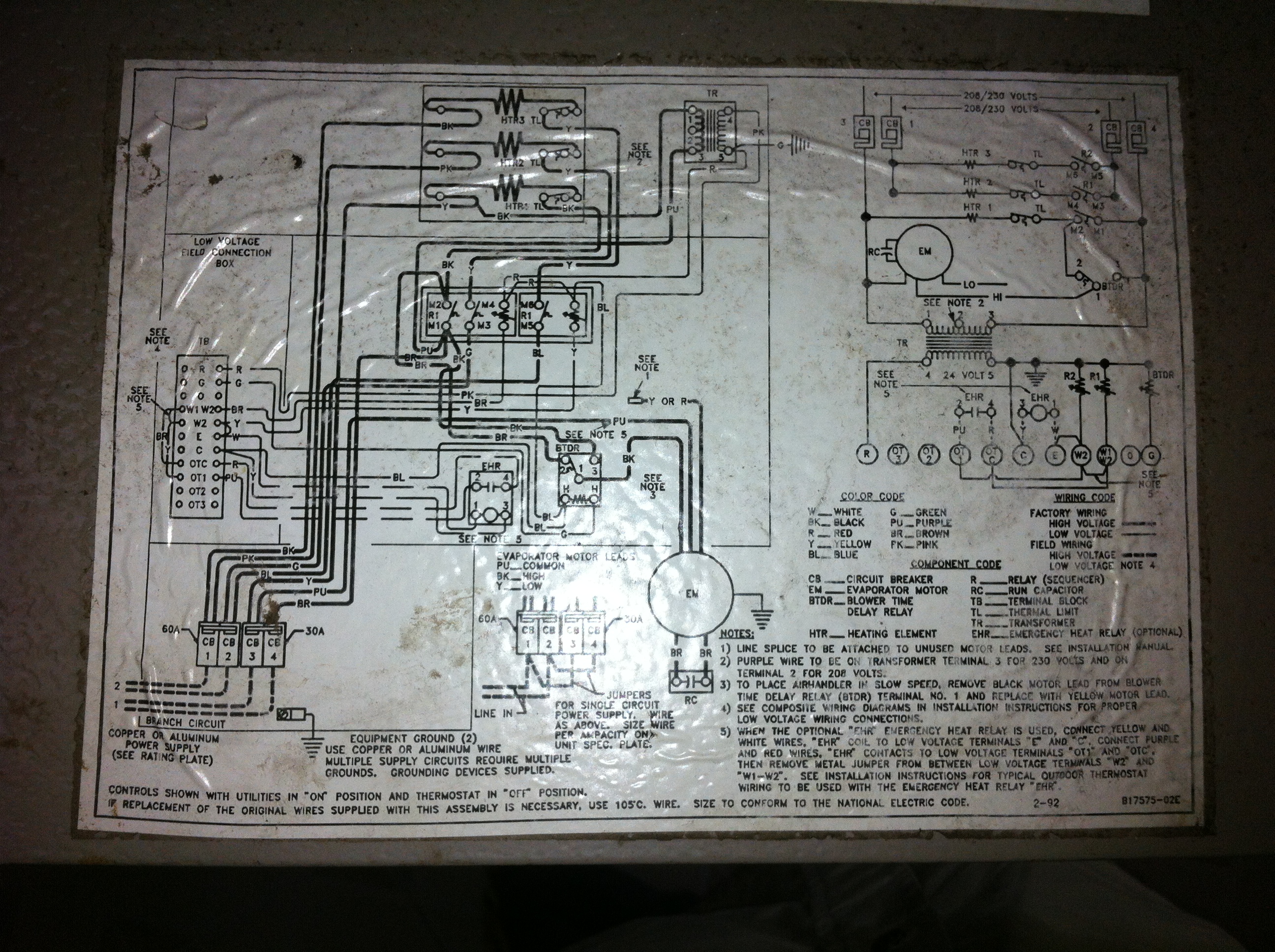 janitrol furnace thermostat wiring diagram