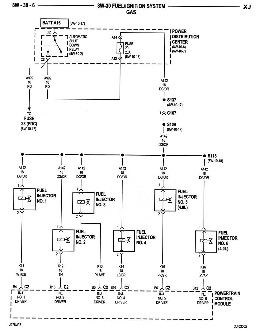 jeep xj safelock wiring diagram