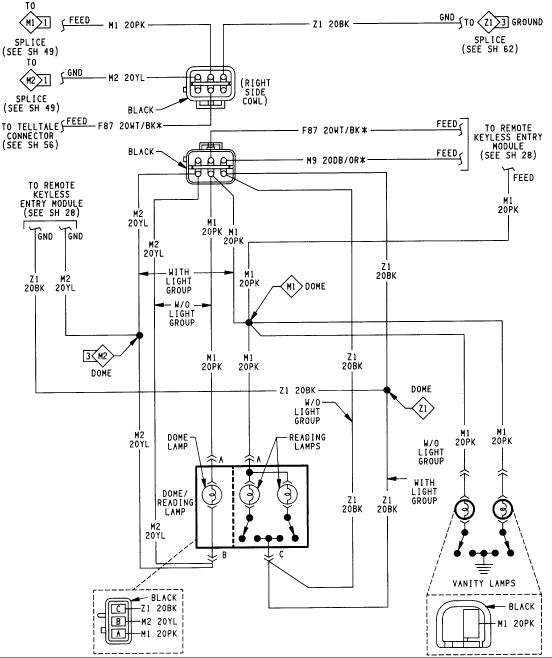 jeep xj safelock wiring diagram