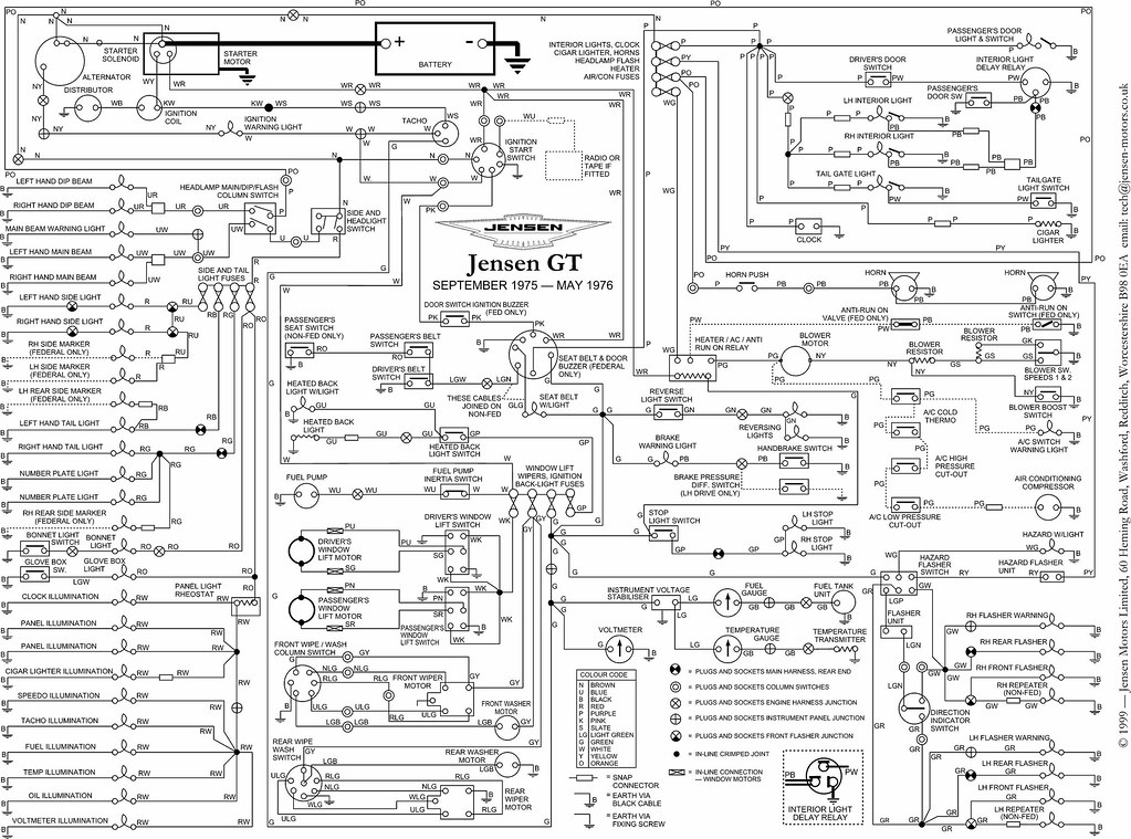 jensen uv9 wiring diagram